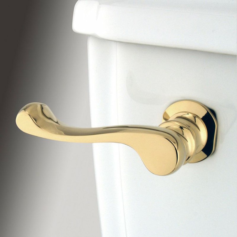 Bathroom Fixture Parts * | Best Deal Kingston Brass French Scroll Toilet Tank Lever