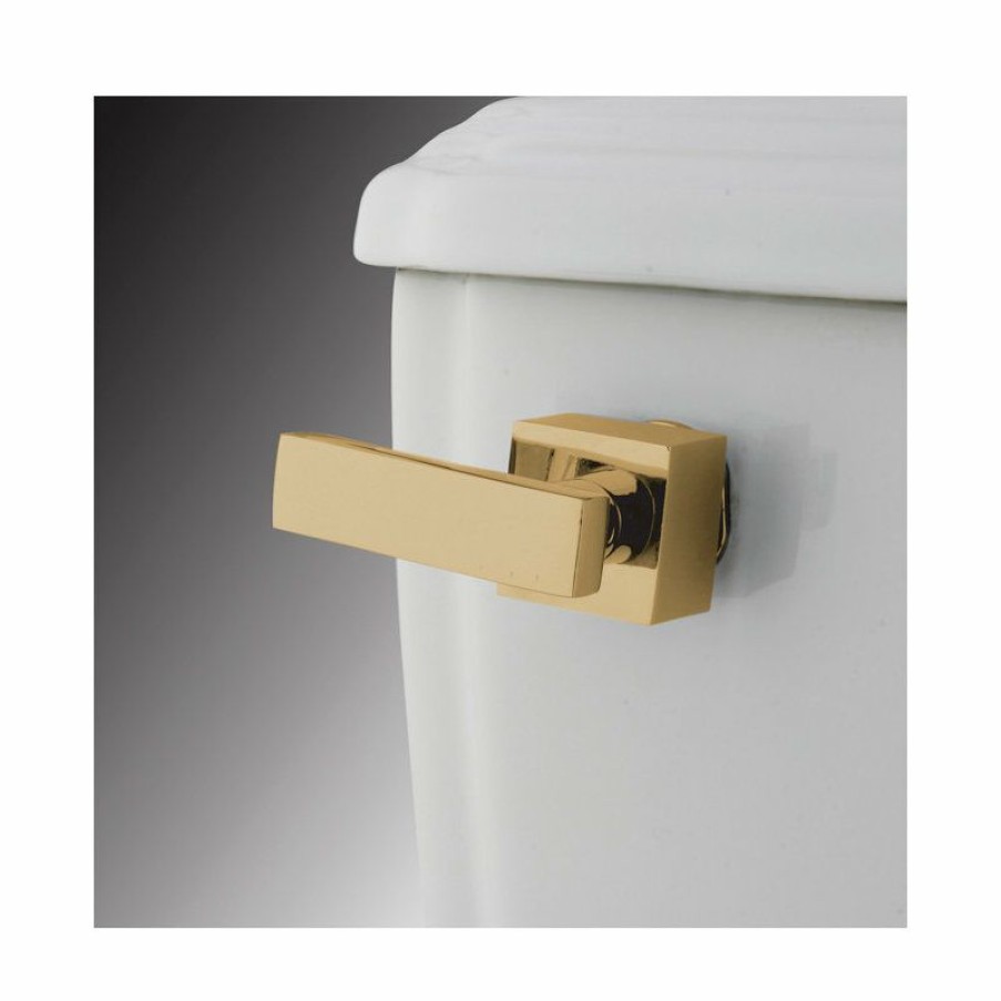 Bathroom Fixture Parts * | Best Pirce Kingston Brass Toilet Tank Lever, Polished Brass