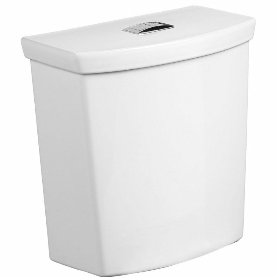 Bathroom Fixture Parts * | Discount American Standard Brands H2Option 0.92/1.28 Gpf Dual Flush Toilet Tank Only, White