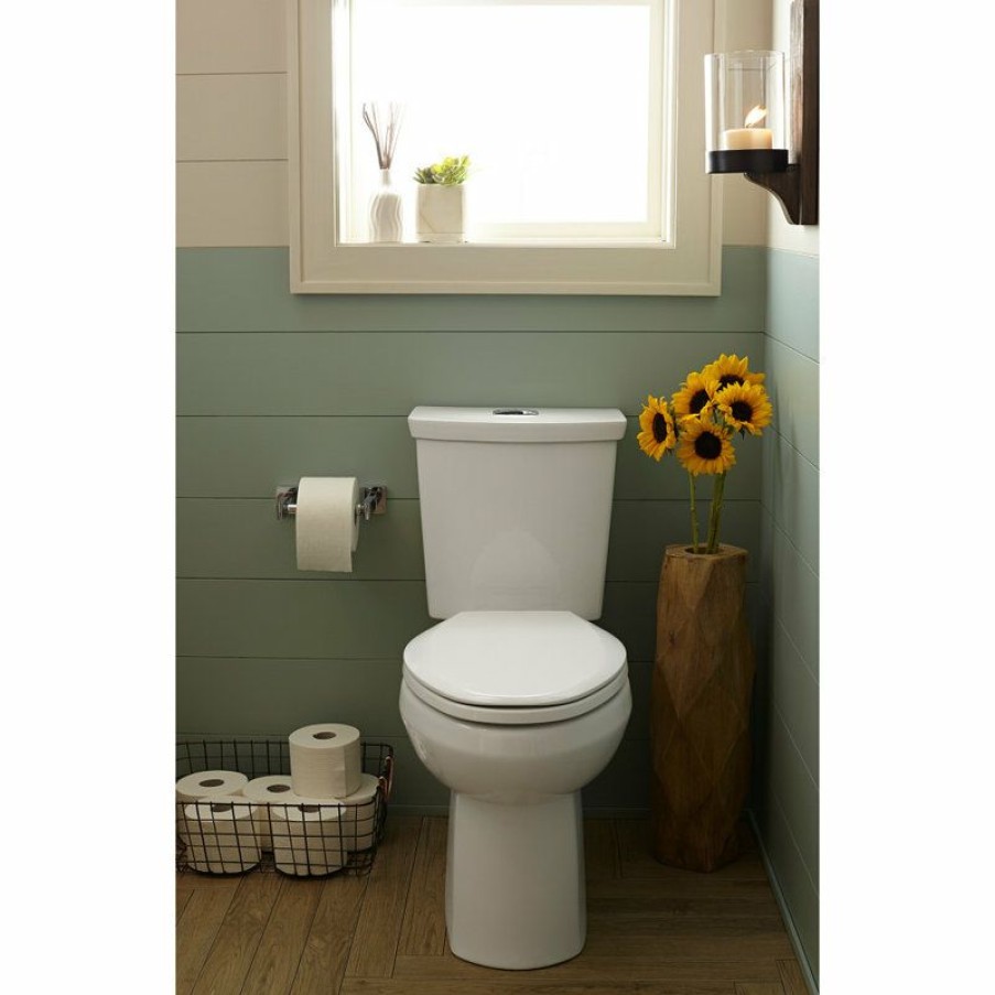 Bathroom Fixture Parts * | Discount American Standard Brands H2Option 0.92/1.28 Gpf Dual Flush Toilet Tank Only, White