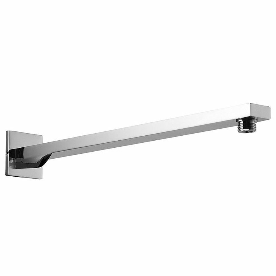 Bathroom Faucets * | Best Deal Alfi Trade Alfi 16 Wall Mounted Square Shower Arm, Polished Chrome