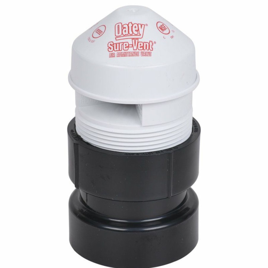 Bathroom Fixture Parts * | Best Deal Oatey Sure-Vent 1-1/2 Air Admittance Valve, 160 Branch, 24 Stack, Abs