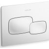 Bathroom Fixture Parts * | Outlet Kohler K-5413 Veil 0.8/1.6 Gpf Dual Flush Actuator Plate, White