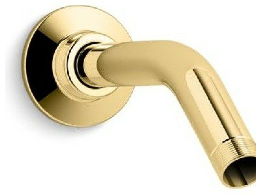 Bathroom Faucets * | Promo Kohler Shower Arm & Flange,5-3/8 Long, Vibrant Polished Brass