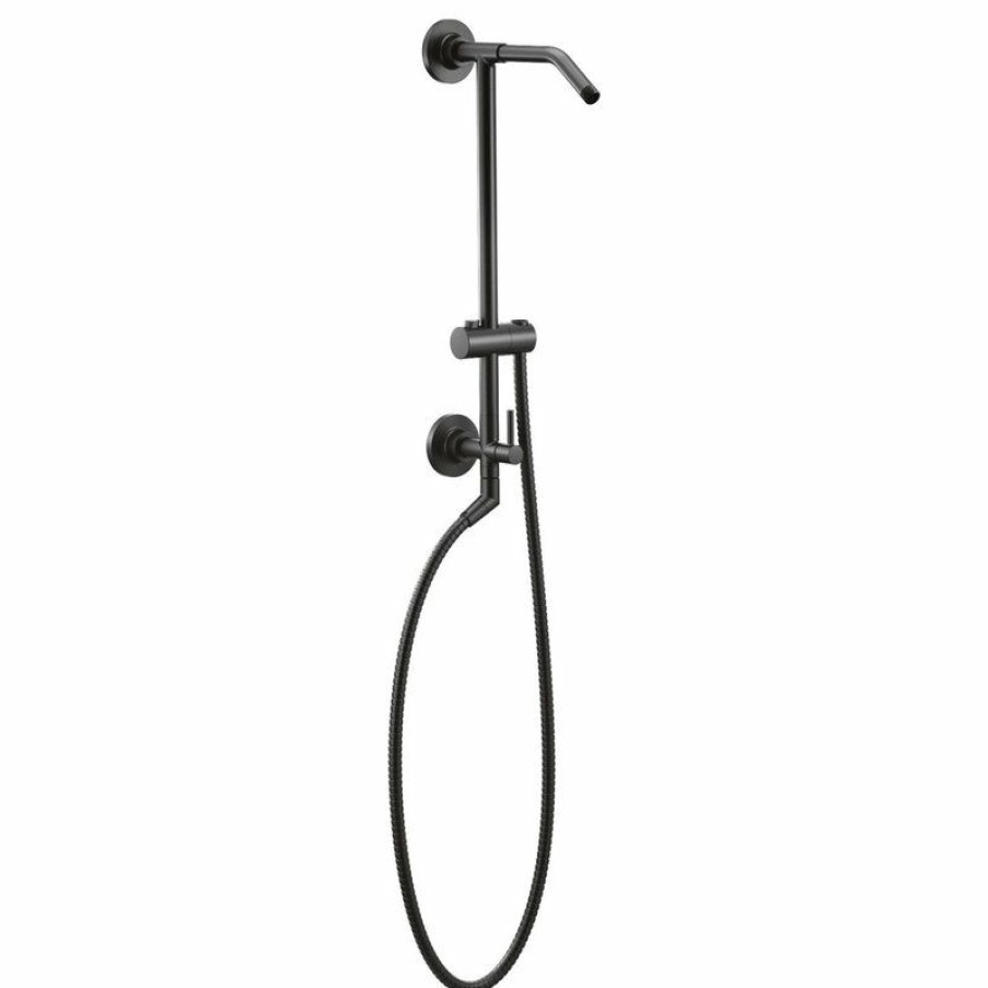 Bathroom Faucets * | Hot Sale Moen Matte Black Shower Only, Matte Black