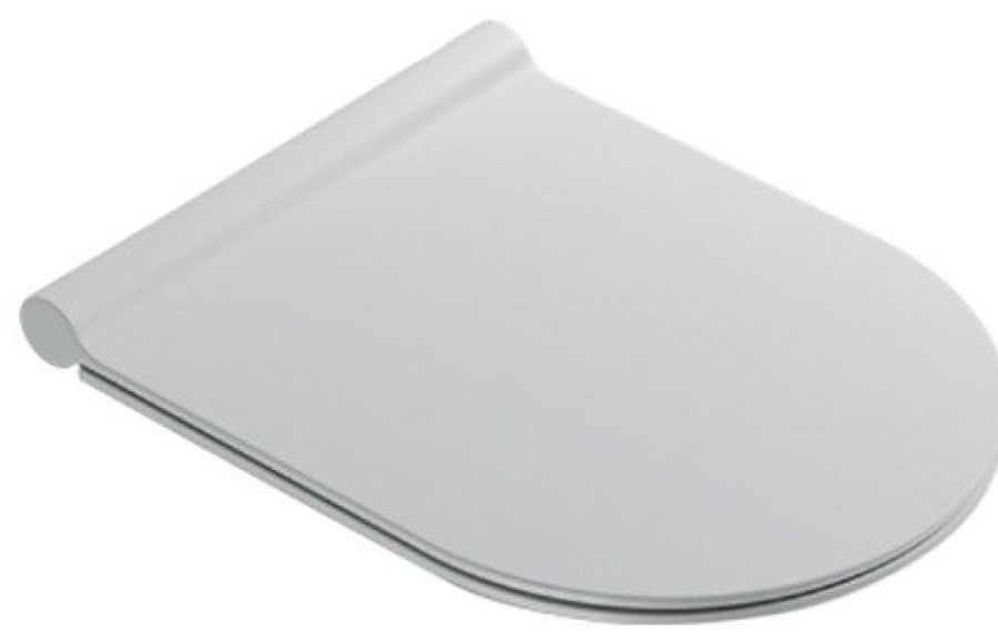 Bathroom Fixture Parts * | Promo Catalano Usa Catalano 5Scstpbm Coprivaso Soft-Close Toilet Seat, White Matte