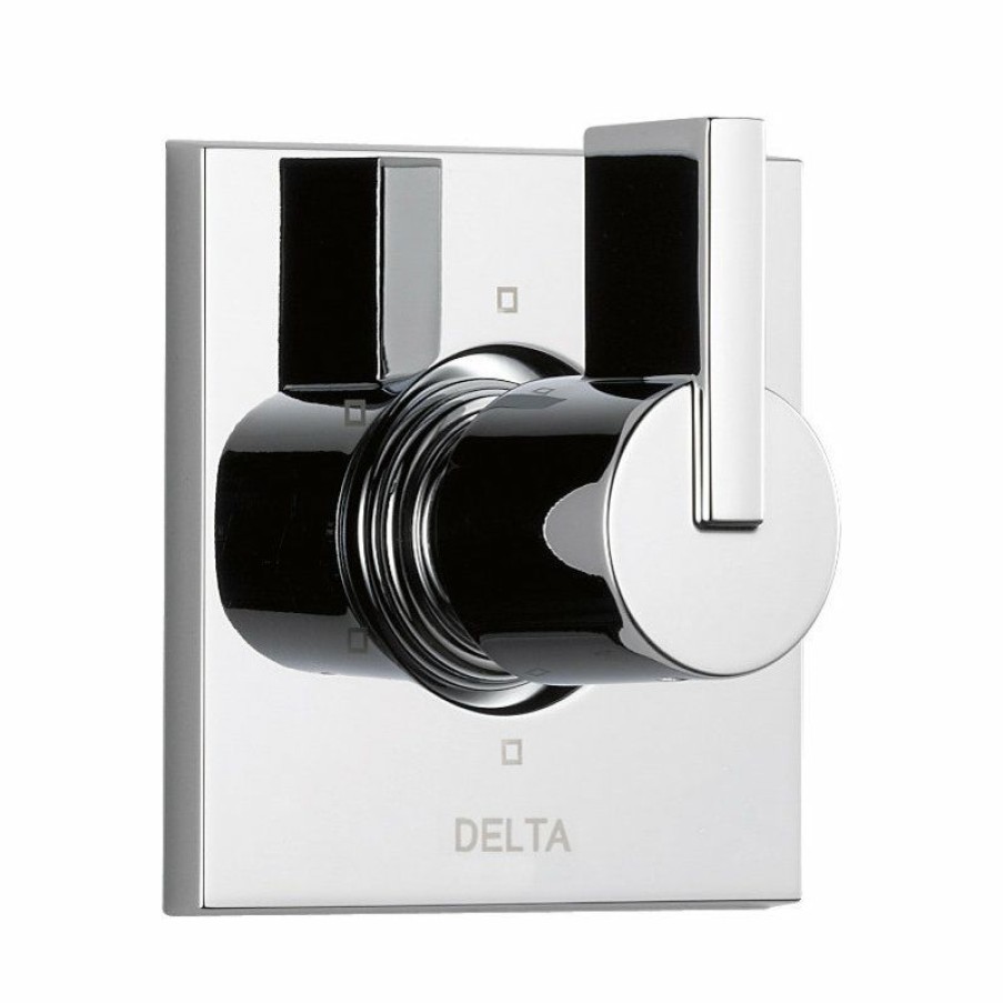 Bathroom Fixture Parts * | Outlet Delta Faucet Delta Vero 6-Setting 3-Port Diverter Trim, Chrome, T11953