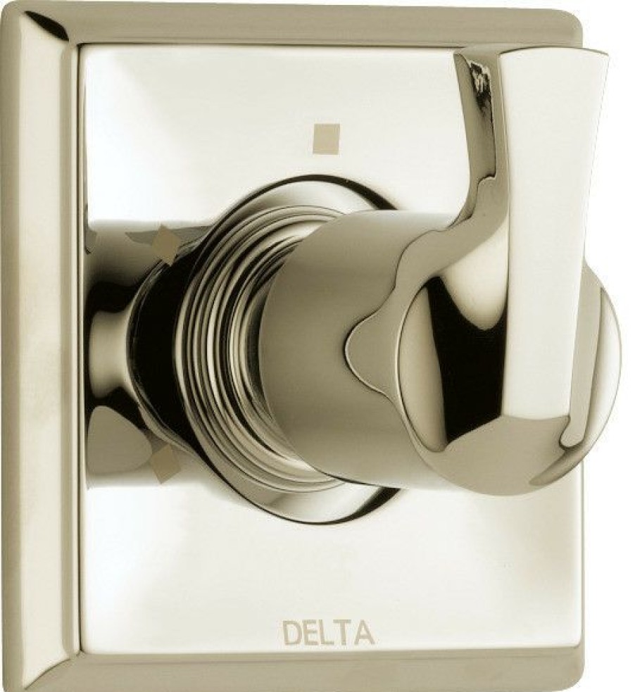 Bathroom Faucets * | Top 10 Delta Faucet Delta Dryden 3-Setting 2-Port Diverter Trim, Polished Nickel, T11851-Pn