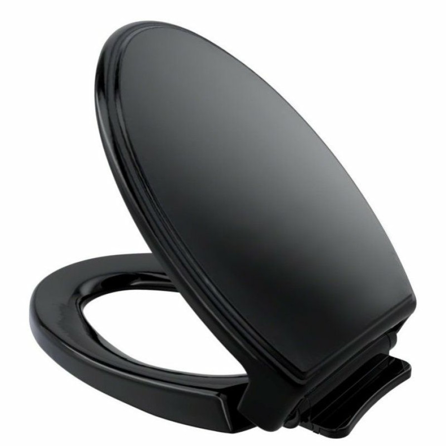 Bathroom Fixture Parts * | Flash Sale Toto Traditional Softclose Elongated Toilet Seat And Lid, Ebony