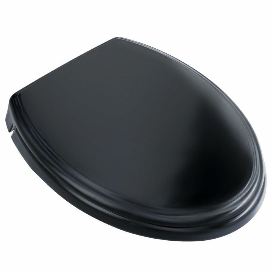 Bathroom Fixture Parts * | Flash Sale Toto Traditional Softclose Elongated Toilet Seat And Lid, Ebony