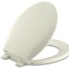 Bathroom Fixture Parts * | Promo Kohler Cachet Quick-Release With Grip-Tight Round-Front Toilet Seat, Biscuit