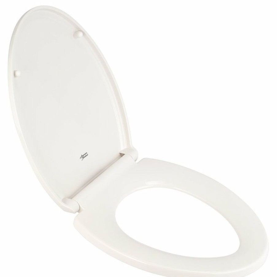 Bathroom Fixture Parts * | Best Sale American Standard Brands American Standard Traditional Elongated Luxury Toilet Seat, White