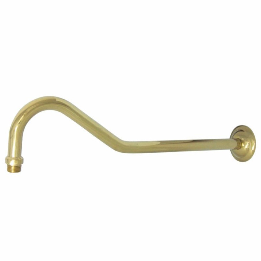 Bathroom Faucets * | Promo Kingston Brass Showerscape 17 Shower Arm, Polished Brass