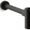 Bathroom Fixture Parts * | Wholesale Kohler K-9033 Contemporary Round 1-1/4 Bottle P-Trap Matte Black