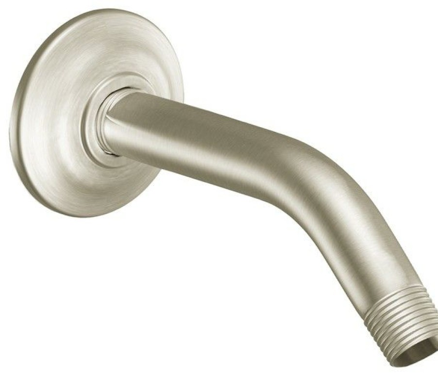 Bathroom Faucets * | Promo Moen Brushed Nickel Shower Arm Cl123815Bn