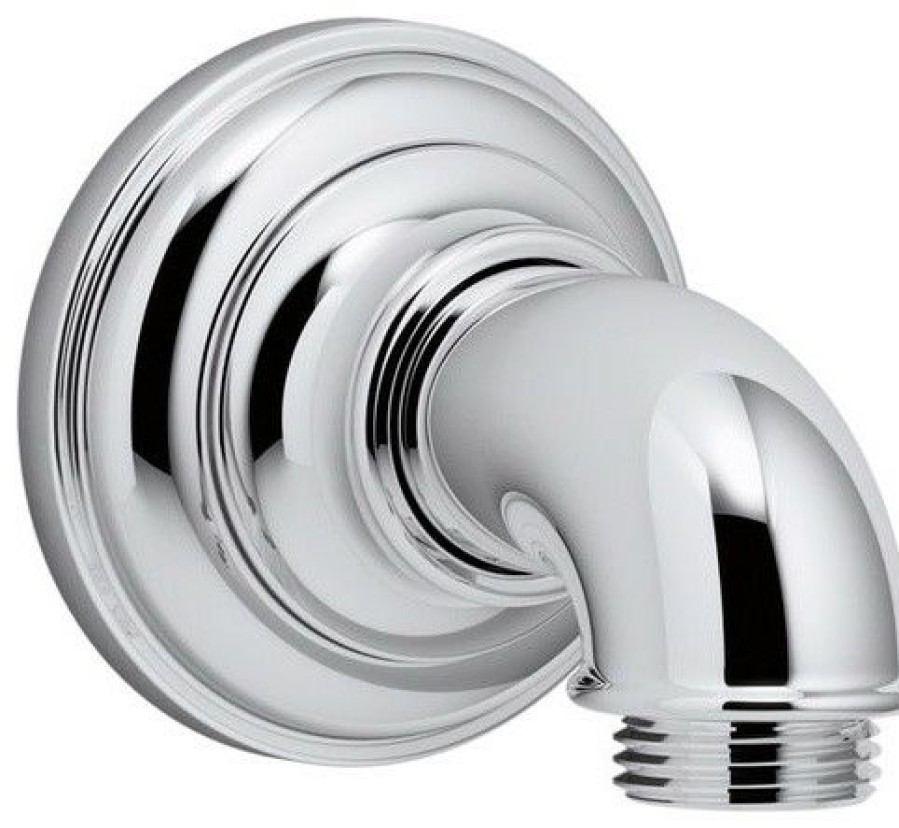 Bathroom Faucets * | Outlet Kohler Artifacts Wall-Mount Supply Elbow, Polished Chrome