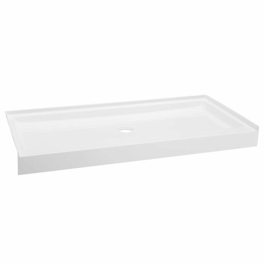 Bathroom Fixture Parts * | Discount Swiss Madison Voltaire 60 X 30 Acrylic White, Single-Threshold, Center Drain, Shower Base