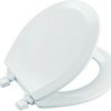 Bathroom Fixture Parts * | Promo Kohler K-4716-T Triko Round Closed-Front Toilet Seat White