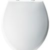 Bathroom Fixture Parts * | Best Pirce Bemis 1000Cp Round / Elongated Paramount Plastic Toilet Seat White