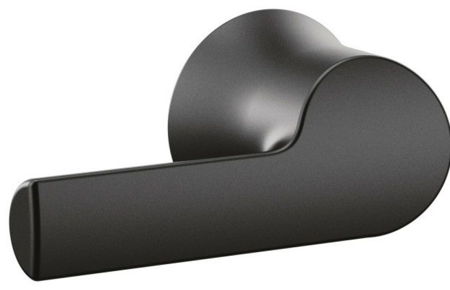 Bathroom Fixture Parts * | Best Sale Moen Yb0201 Doux Left Hand Trip Lever Matte Black