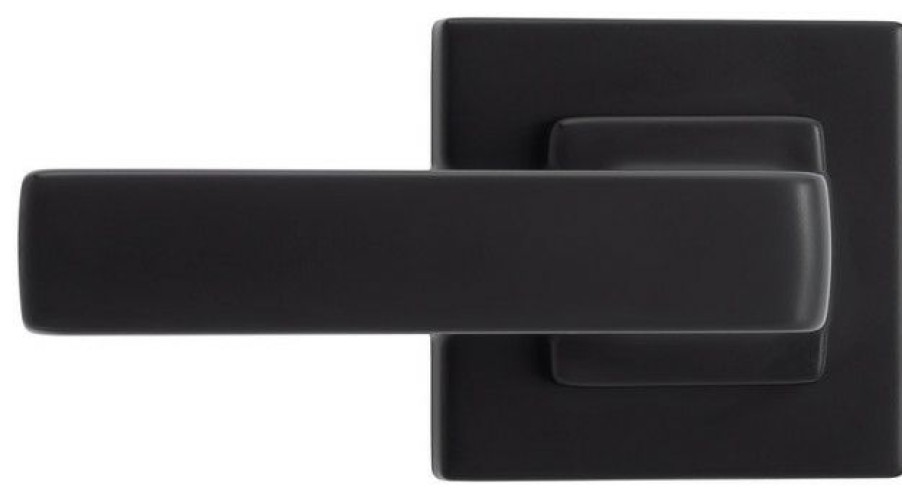 Bathroom Fixture Parts * | Best Reviews Of Miseno Mtl100 Front Mounted Square Modern Tank Lever Flat Black