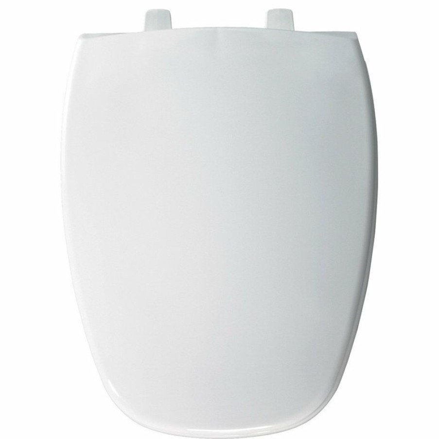 Bathroom Fixture Parts * | Buy Bemis 124-0205 Elongated Plastic Toilet Seat White