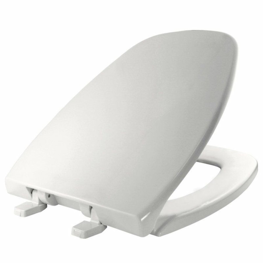 Bathroom Fixture Parts * | Buy Bemis 124-0205 Elongated Plastic Toilet Seat White