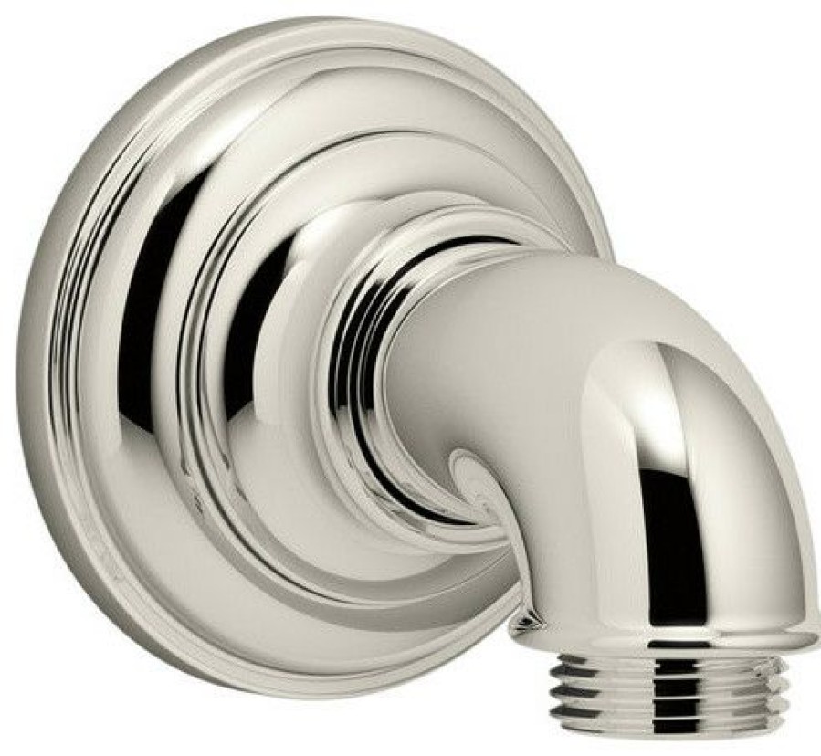 Bathroom Faucets * | Wholesale Kohler Artifacts Wall-Mount Supply Elbow, Vibrant Polished Nickel